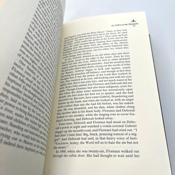 SIGNED Go Tell It On the Mountain by James Baldwin , Franklin Library - Picture 9 of 13